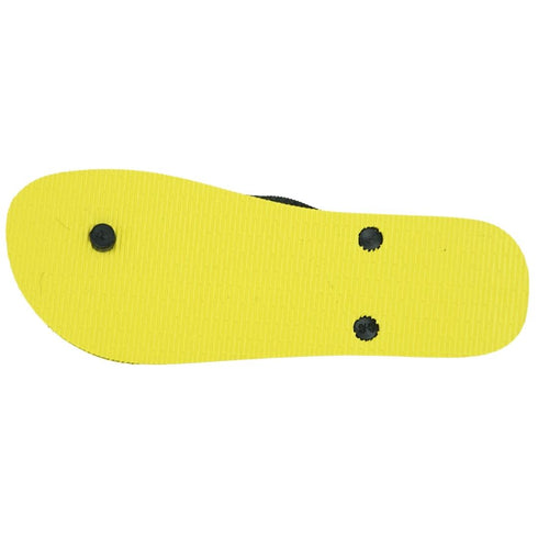 Philipp Plein Brand Logo Yellow Flip Flops IMPS904 24B 41
